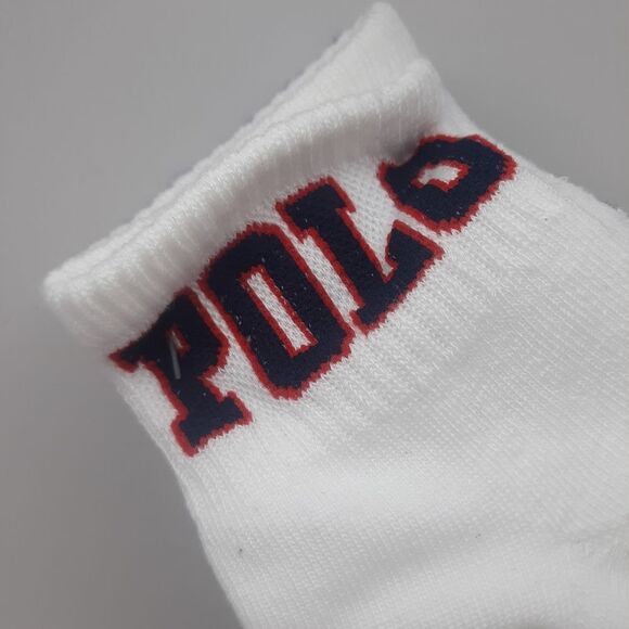 Polo Ralph Lauren Men's  Athletic 6-Pair Quarter Cut Socks  Multicolored - Picture 2 of 9